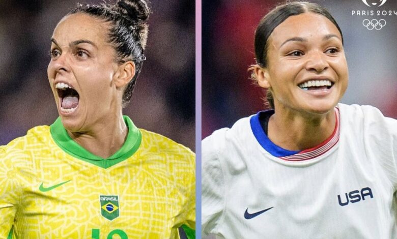 Estados Unidos vs Brasil, la gran final de fútbol de mujeres en los Juegos Olímpicos 2024. (@fifawomenworldcup)