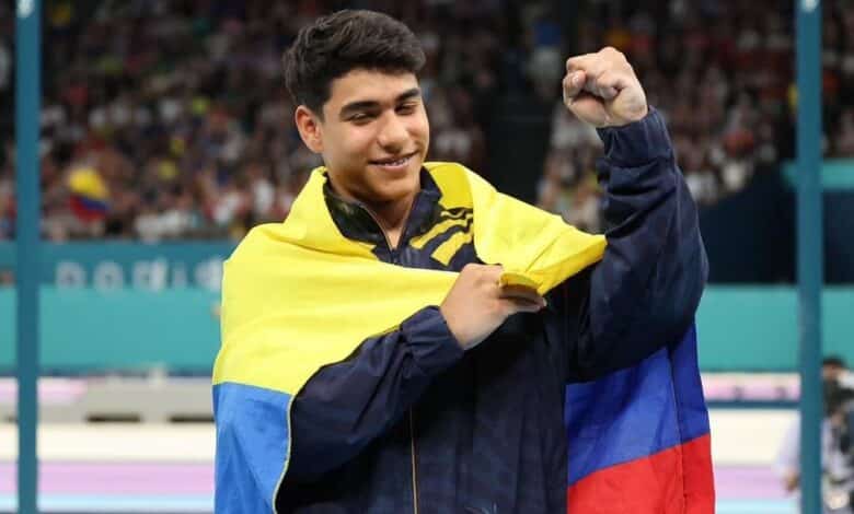 Colombia sumó su primer medalla en los Juegos Olímpicos 2024. (@fede.colgim)