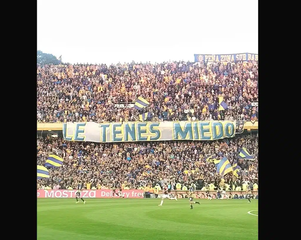 El trapo de Rosario Central, ¿dedicado a Ángel Di María?