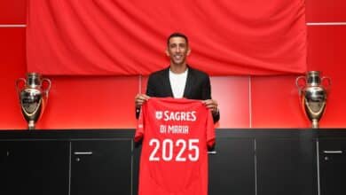 Ángel Di María extendió su contrato con Benfica.