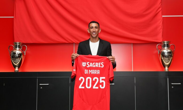 Ángel Di María extendió su contrato con Benfica.