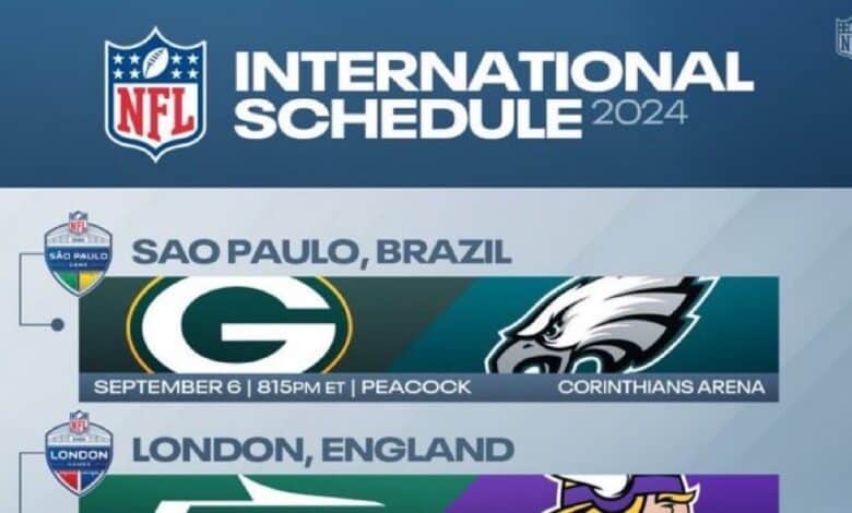 La NFL confirmó su gira internacional para este 2024. (@NFL)