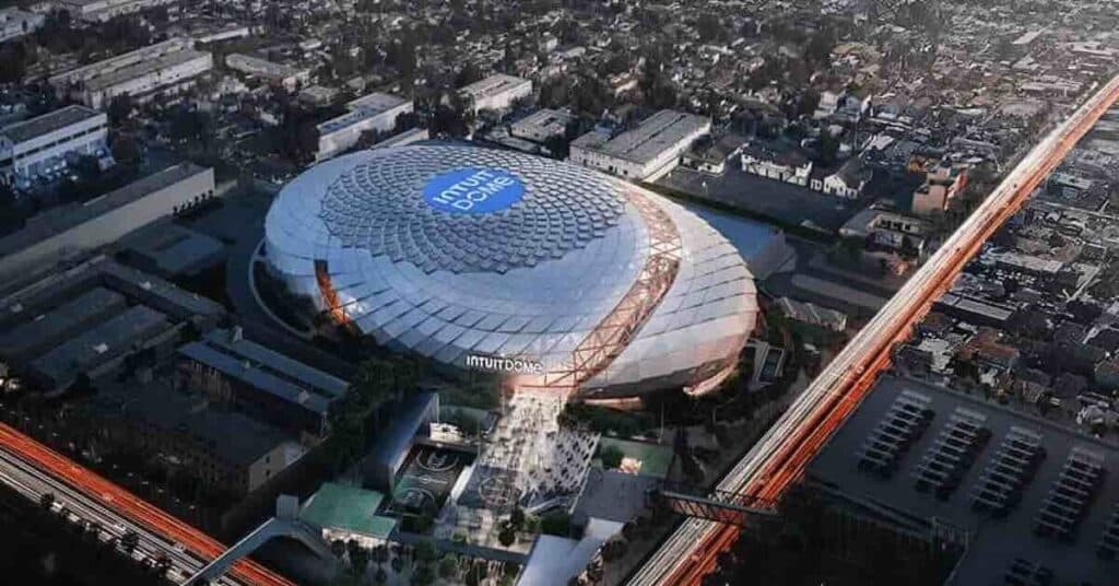 El Intuit Dome, el nuevo estadio de Los Ángeles Clippers.