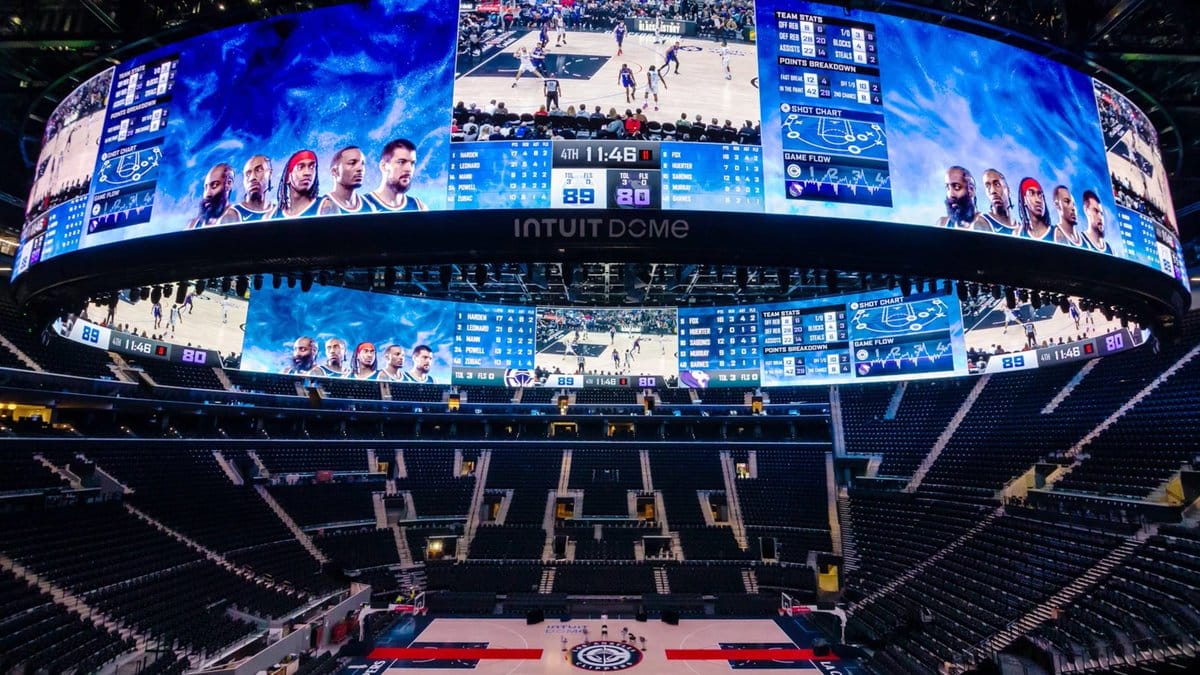 Los Angeles Clippers unveil their modern NBA stadium