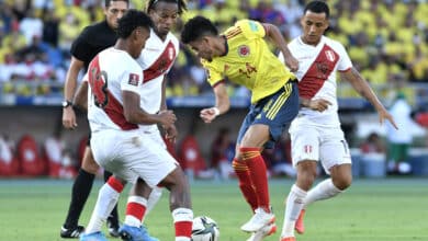 Luis Díaz con la Selección Colombia en la Eliminatoria sudamericana