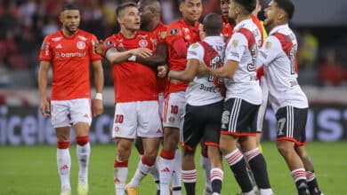 River en 8vos de final de la Libertadores 2023 enfrentó a Internacional.