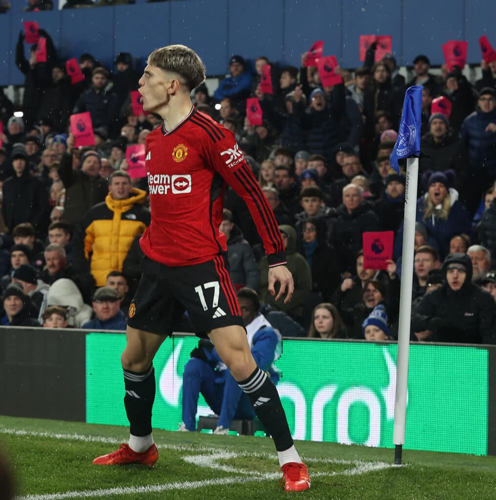 Manchester United vs Fulham: los principales expertos que cubren al United resaltan la importancia de Alejandro Garnacho en esta temporada (Liverpool, England. Photo by Matthew Peters/Manchester United via Getty Images)