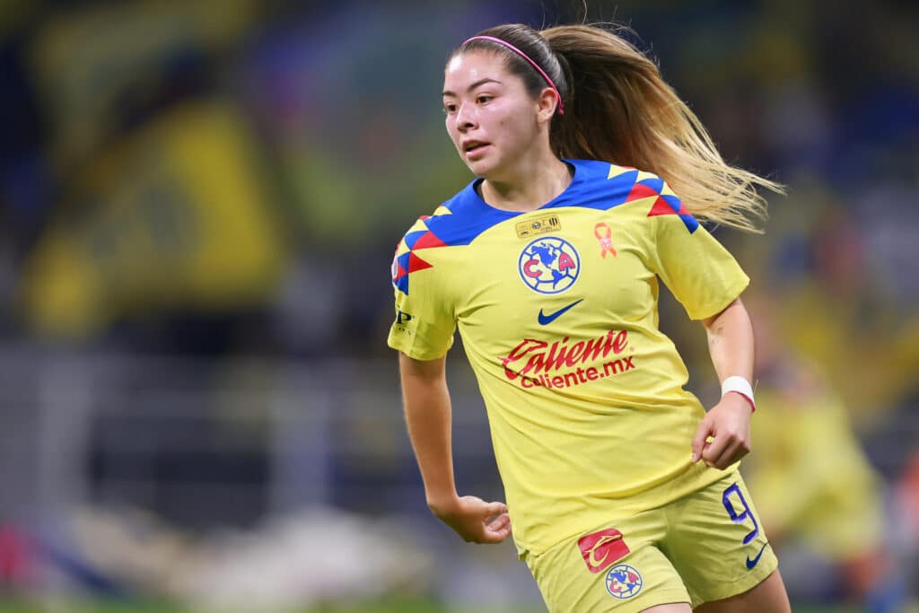 Katty Martínez en la final de America vs Monterrey del Torneo Clausura 2024 de la Liga MX