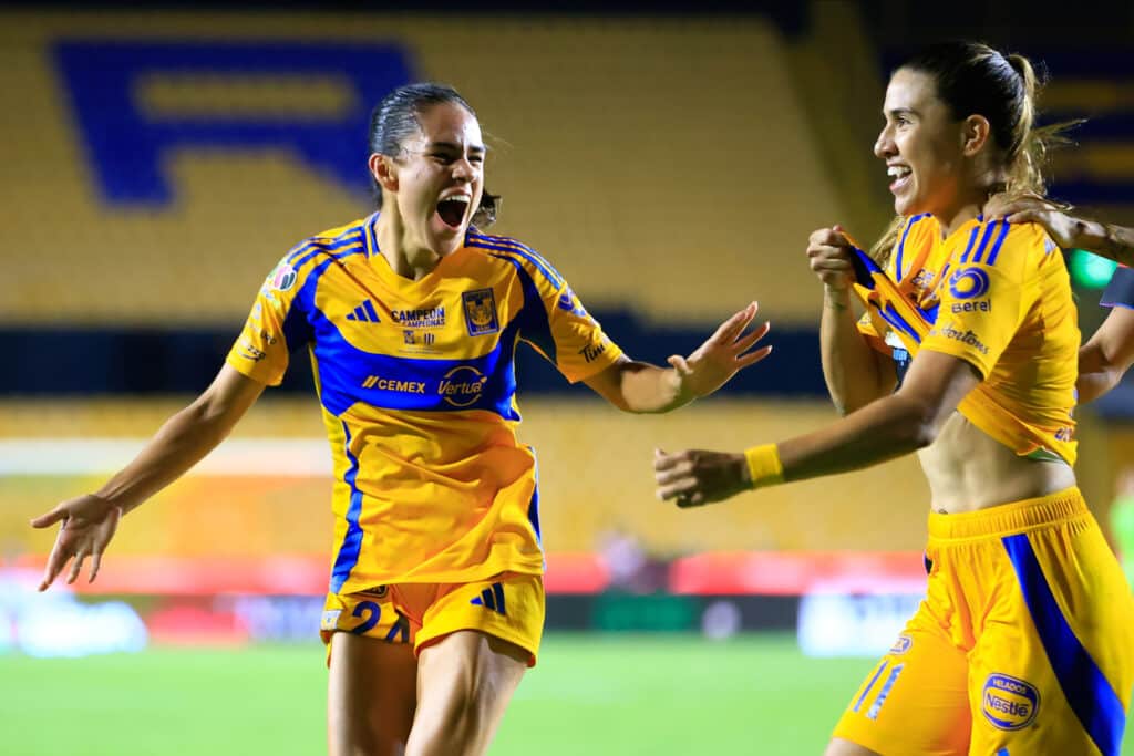 Tigres vs Monterrey: ambos equipos se enfrentaron hace algunas semanas en Concacaf Champions Cup, dónde Tigres goleó 4-0. Foto. Getty Images