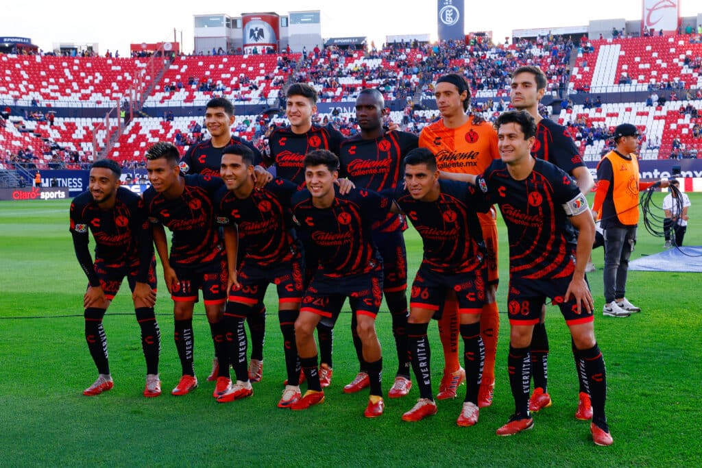 Alineación de Tijuana antes del juego contra Atlético San Luis en el Apertura 2024 de la Liga MX. Vancouver vs Tijuana Tijuana vs Monterrey