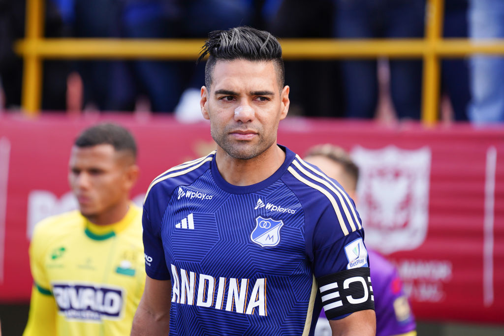 América vs Millonarios: Según diversos reportes, Radamel Falcao García volverá a las canchas a finales de octubre. Dependiendo de la evolución de su molestia muscular. (Foto.Getty Images)