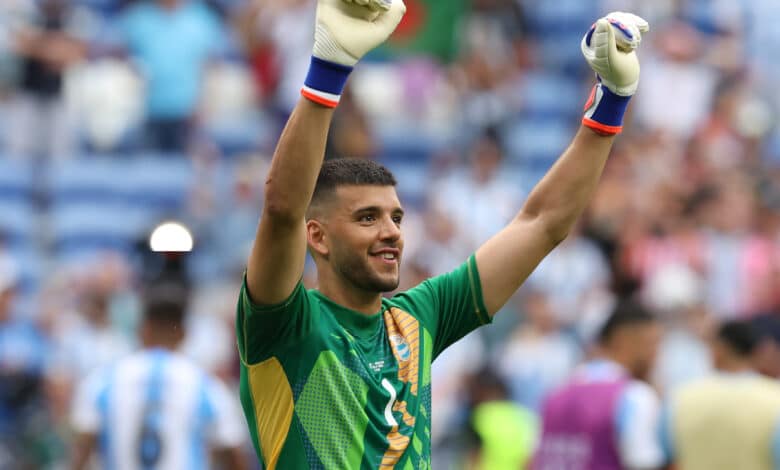 Gerónimo Rulli arquero de la Selección Argentina en los penales