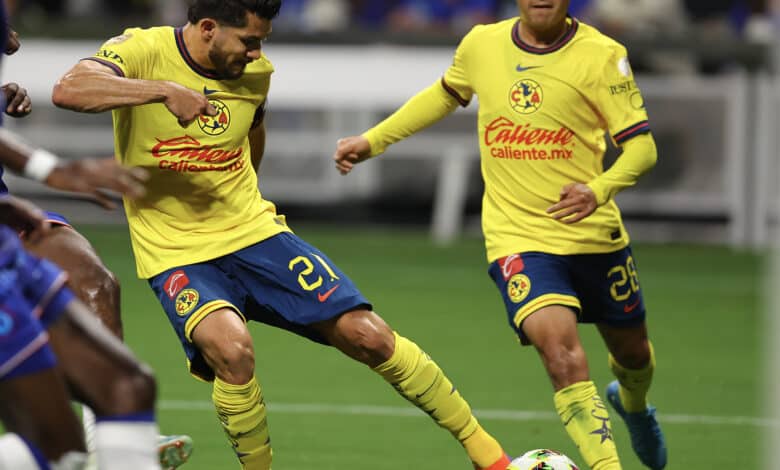 Erick Sánchez fue titular en 46 minutos de juego desde el Mercedes-Benz Stadium de Atlanta. Club América vs. Aston Villa, partido amistoso de pretemporada.