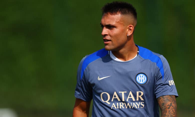 Lautaro Martínez Entrenamiento Inter