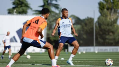 Kylian Mbappé entrenamiento Real Madrid