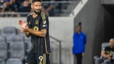 Olivier Giroud en el juego de la Leagues Cup 2024 Los Ángels vs San Jose Earthquakes. Los Ángeles vs Colorado Rapids