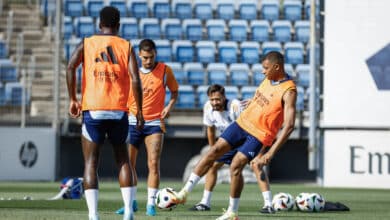 Kylian Mbappé Vinicius Junior Real Madrid Entrenamiento