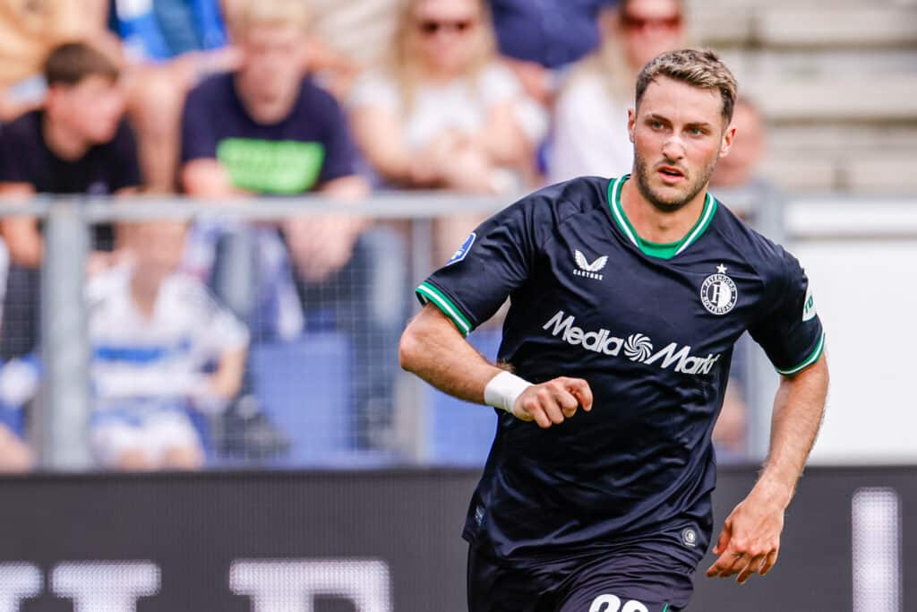 Feyenoord vs Bayer Leverkusen: Un partidazo en la fecha 1 de la Champions League que tendrá al mexicano Sani Giménez como protagonista. (Foto: Raymond Smit/BSR Agency/Getty Images)