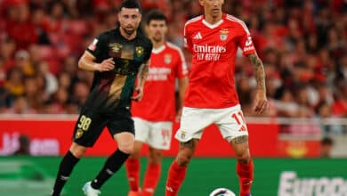 Ángel Di María volvió a jugar en Benfica