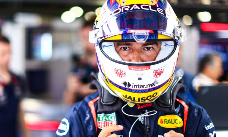 Checo Pérez arrancó en la octava posición en el circuito de Monza.