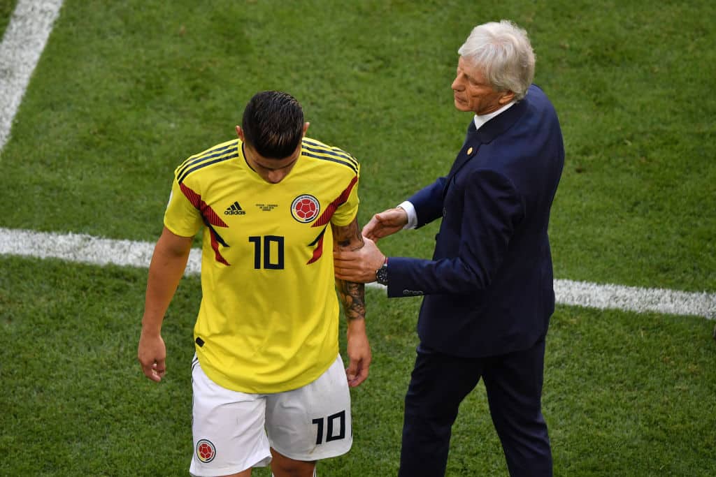 James Rodríguez José Pekerman 2018