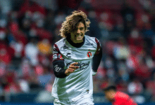 Joaquín Montecinos con Xolos de Tijuana en Liga MX, Estadio Caliente 2022-2023