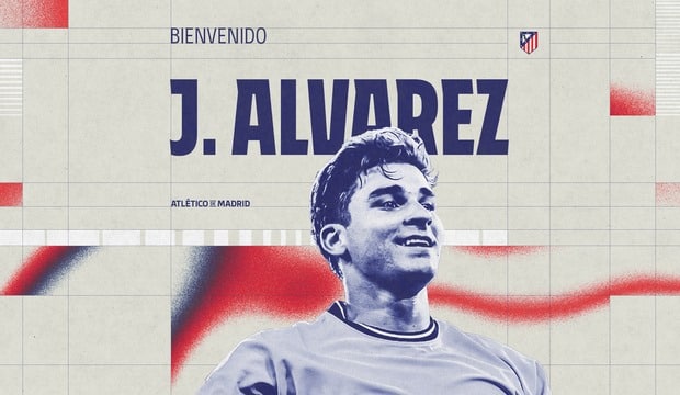 Villarreal vs Atlético Madrid: Julián Álvarez es el gran nombre del mercado colchonero, quienes pagaron más de 70 millones de euros al Manchester City (Foto: media del Atlético Madrid)