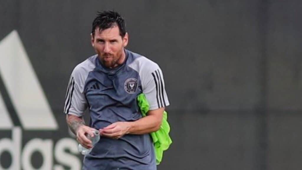 Lionel Messi entrena en Inter Miami