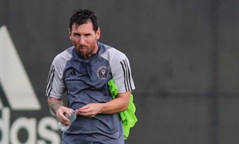 Lionel Messi entrena en Inter Miami