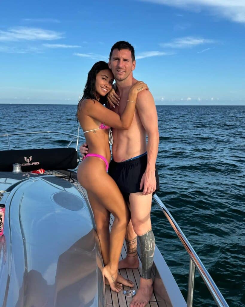 Lionel Messi y su viaje en yate en familia