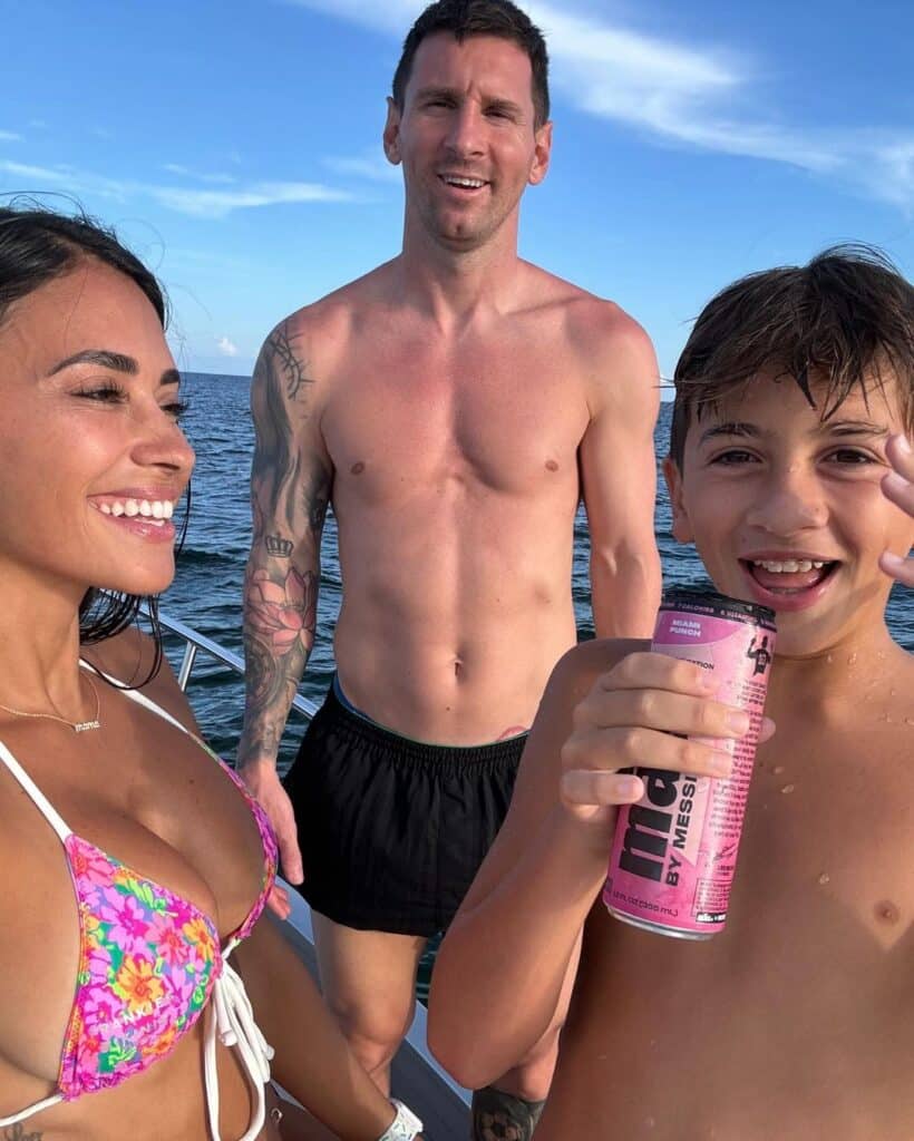 Lionel Messi y su viaje en yate en familia