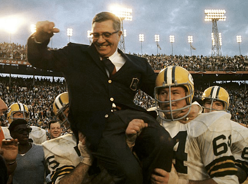 Vince Lombardi, el entrenador más importante en la historia de los Green Bay Packers.