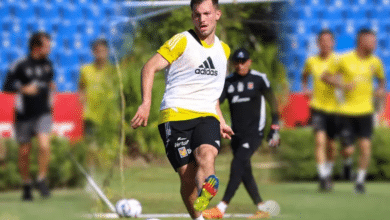 Eugenio Pizzuto entrenando con Tigres UANL por la Liga MX Clausura 2024