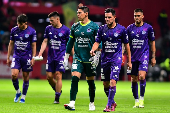 Jugadores de Mazatlan vs Toluca en el Apertura 2024 de la Liga MX. DC United vs Mazatlán