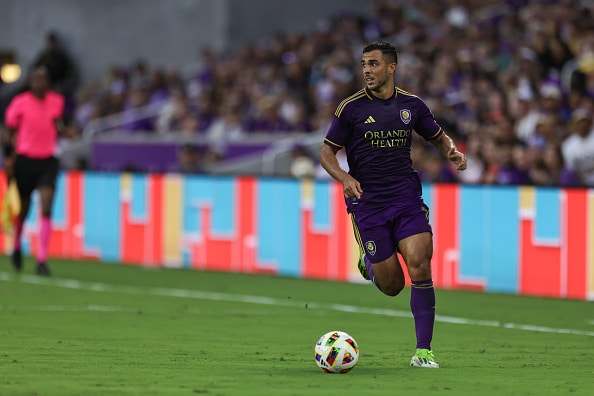 Martín Ojeda del Orlando City en un juego vs New York City FC de la MLS 2024. Orlando City vs Cruz Azul