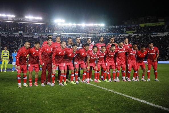 Jugadores del Toluca posan antes del partido vs Cruz Azul en el Apertura 2024 de la Liga MX. Toluca vs Kansas City América