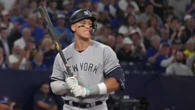 Aaron Judge, jardinero de los Yankees, a punto de batir un récord histórico en la MLB.