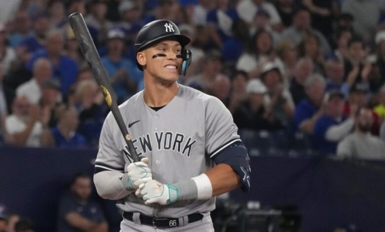 Aaron Judge, jardinero de los Yankees, a punto de batir un récord histórico en la MLB.