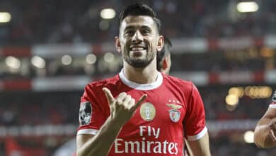 Pizzi Fernandes, objetivo de FC Juárez. Jugando con SL Benfica en 2020 por la Liga NOS de Portugal.