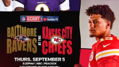 Kansas City Chiefs vs Baltimore Ravens, el primer Kickoff de la temporada 2024 de la NFL.