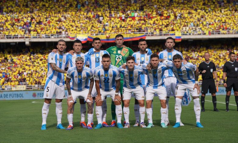 Clima hostil en la previa de Argentina vs. Colombia