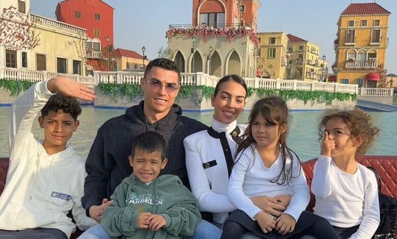 Cristiano Ronaldo y su familia