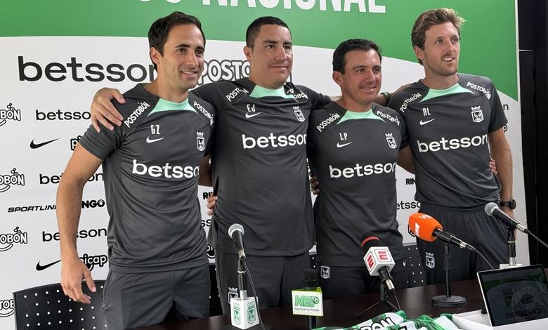 Cuerpo Técnico Atlético Nacional 2024 encabezado por Efraín Juárez