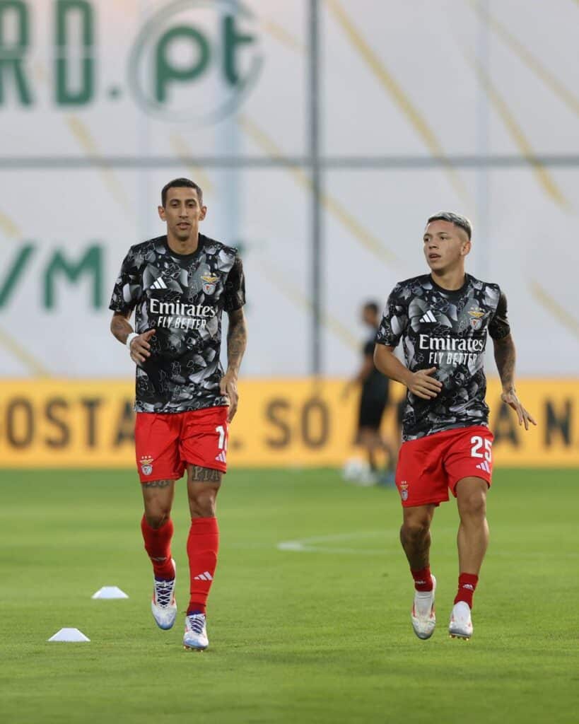 Ángel Di María entrenamiento en Benfica