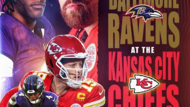 Kansas City Chiefs vs Baltimore Ravens será el partido inaugural de la NFL.