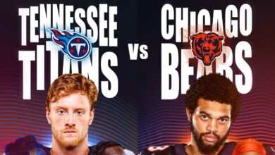 Chicago Bears vs Tennessee Titans, uno de los partidos con mayor foco de la semana 1 en la NFL.