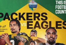 La previa del encuentro entre Packers ante Eagles de la NFL en Brasil. (@NFL)