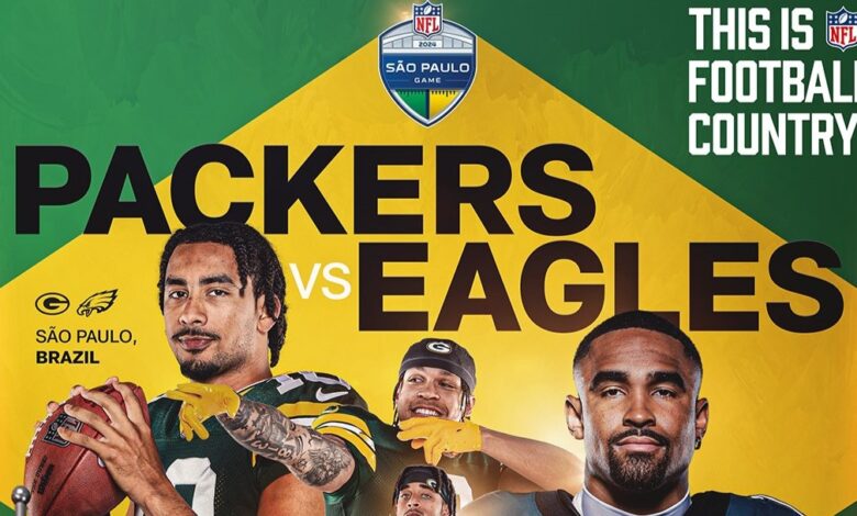 La previa del encuentro entre Packers ante Eagles de la NFL en Brasil. (@NFL)