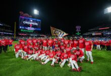 Los Philadelphia Phillies, uno de los equipos que estará presente en los Playoffs de la MLB.