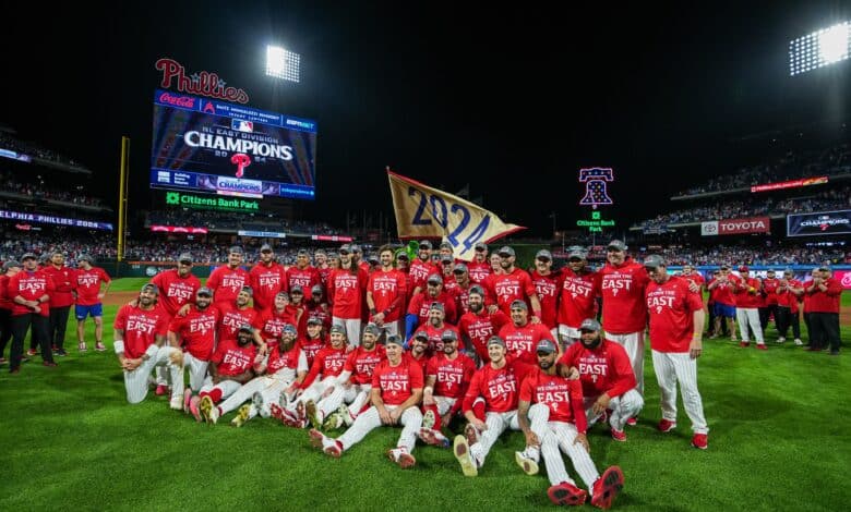 Los Philadelphia Phillies, uno de los equipos que estará presente en los Playoffs de la MLB.